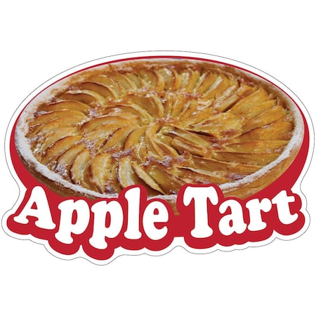 Signmission Apple Tart Decal Concession Stand Food Truck Sticker, 12" x 4.5", D-DC-12 Apple Tart19 D-DC-12 Apple Tart19